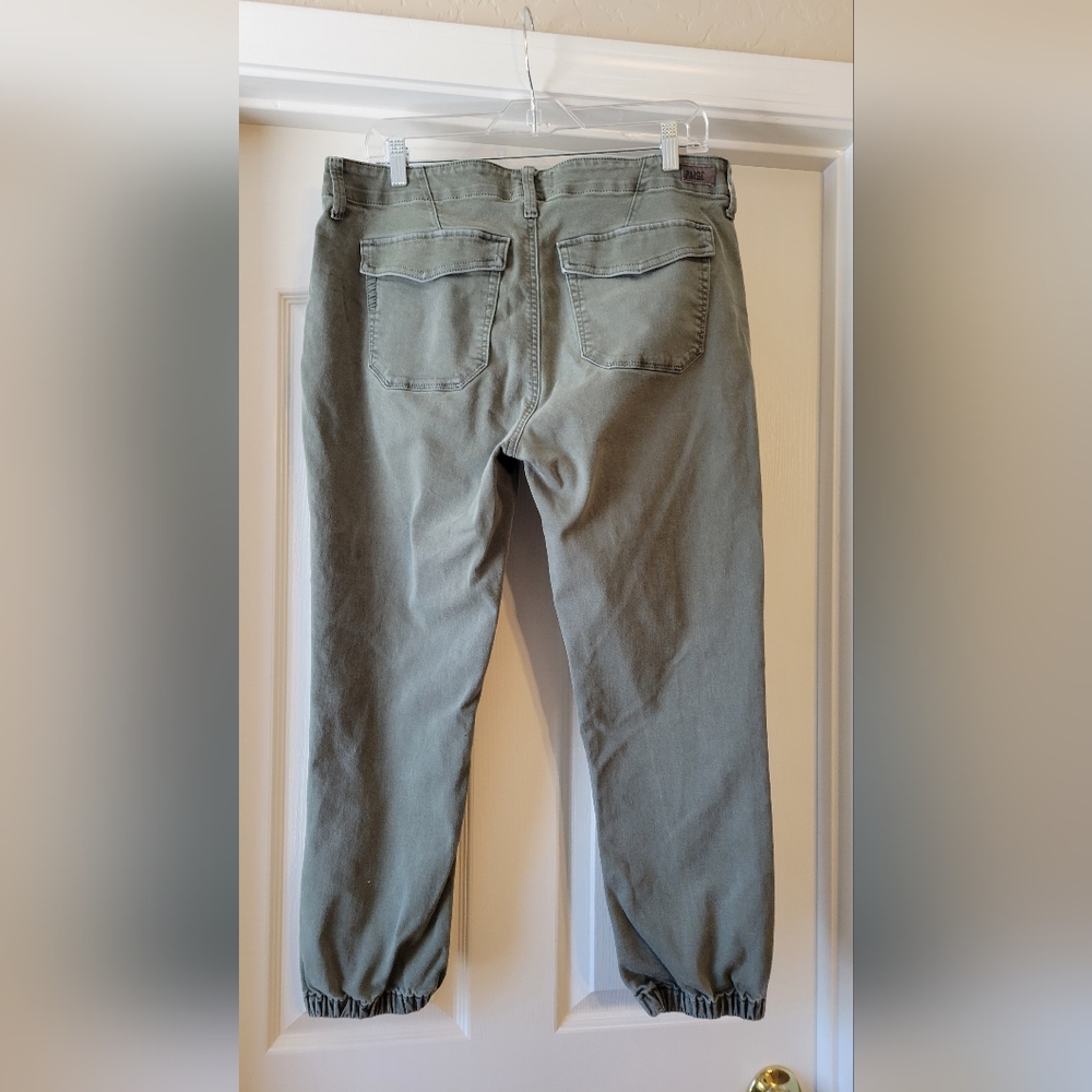PAIGE jogger style cropped cuff pants - Picture 6 of 7